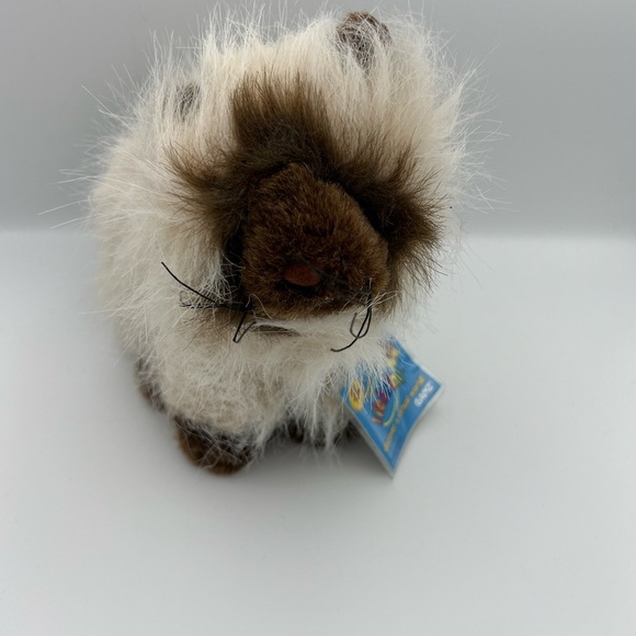 Siamese Cat Plush Toy - Cream and Brown - Picture 2 of 6